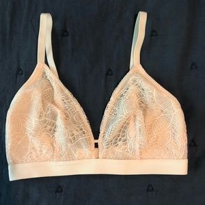 Lively Palm Lace Bralette Lt. Pink (Size 1 / 34D)